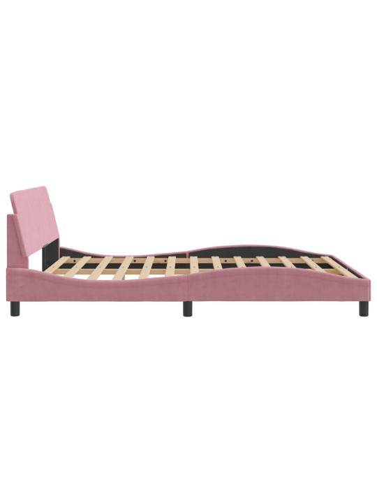 VOODIRAAM PEATSIGA ILMA MADRATSITA ROOSA 160X200 CM SAMET
