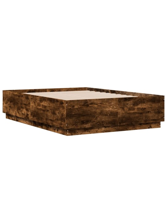 VOODIRAAM LED-TULEDEGA, SUITSUTATUD TAMM, 140X190 CM, TEHISPUIT