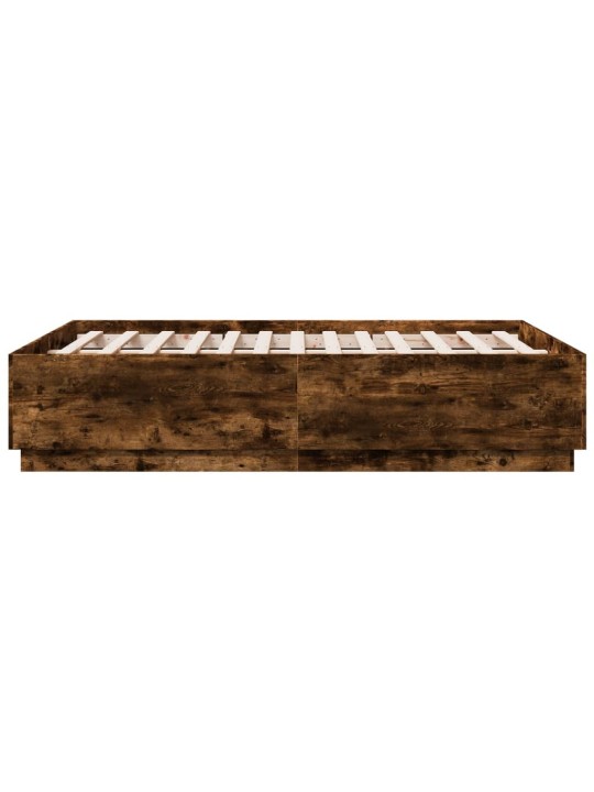 VOODIRAAM LED-TULEDEGA, SUITSUTATUD TAMM, 140X190 CM, TEHISPUIT
