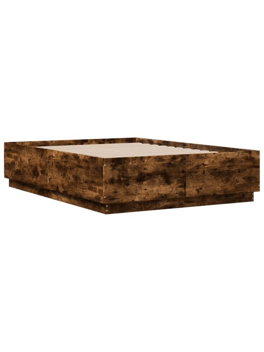 VOODIRAAM LED-TULEDEGA, SUITSUTATUD TAMM, 140X190 CM, TEHISPUIT