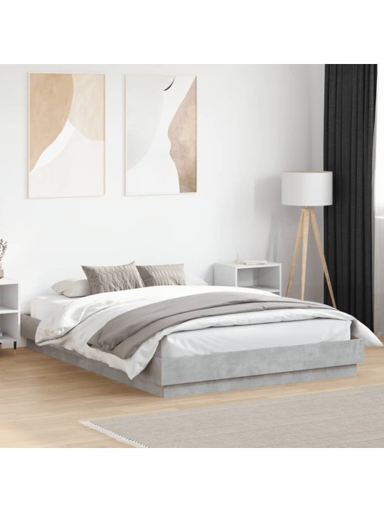 VOODIRAAM LED-TULEDEGA, BETOONHALL, 150 X 200 CM