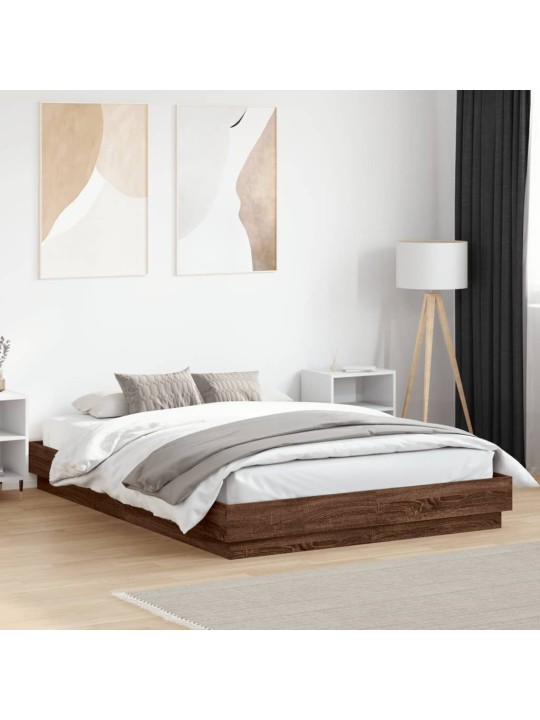 VOODIRAAM LED-TULEDEGA, PRUUN TAMM, 150 X 200 CM