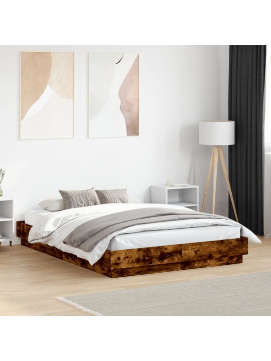 VOODIRAAM LED-TULEDEGA, SUITSUTATUD TAMM, 135 X 190 CM