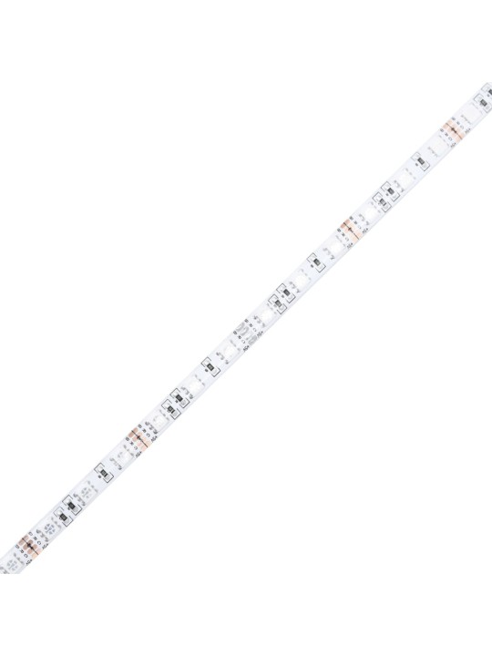Voodiraam LED-tuledega, pruun tamm, 135 x 190 cm