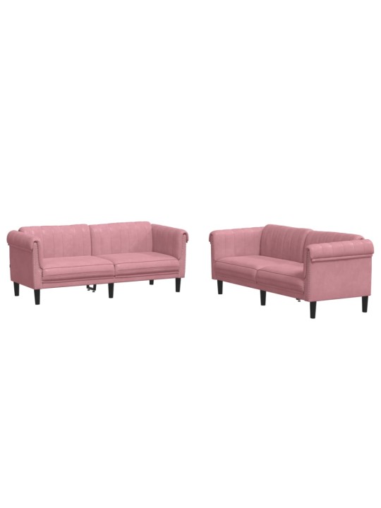 2-OSALINE DIIVANIKOMPLEKT, ROOSA, SAMET