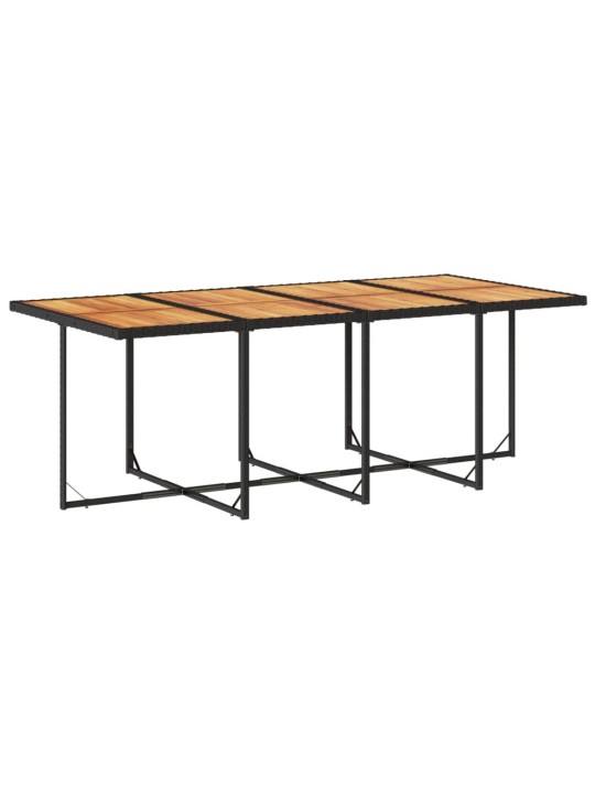 9-OSALINE AIAMÖÖBLI KOMPLEKT PATJADEGA, MUST, POLÜROTANG