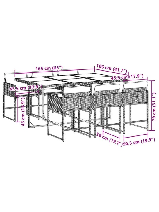 7-OSALINE AIAMÖÖBLI KOMPLEKT PATJADEGA, HALL, POLÜROTANG