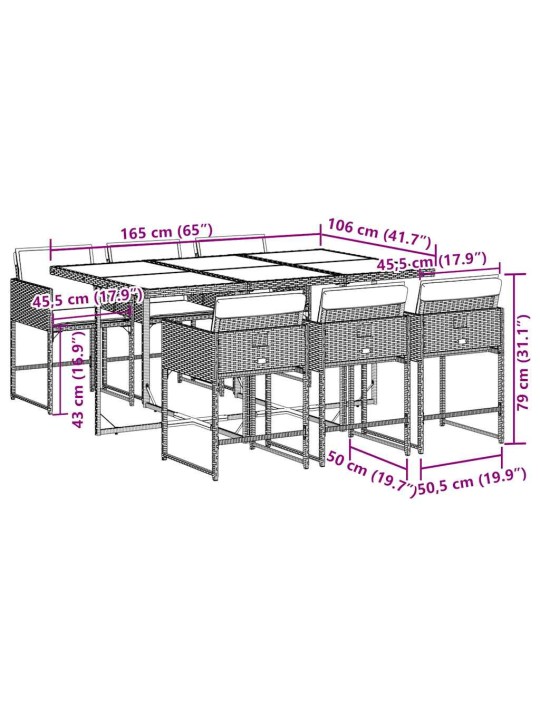 7-OSALINE AIAMÖÖBLI KOMPLEKT PATJADEGA, HALL, POLÜROTANG