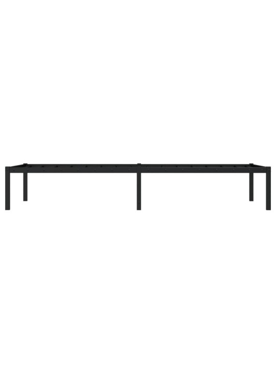 Metallist voodiraam, must, 75 x 190 cm