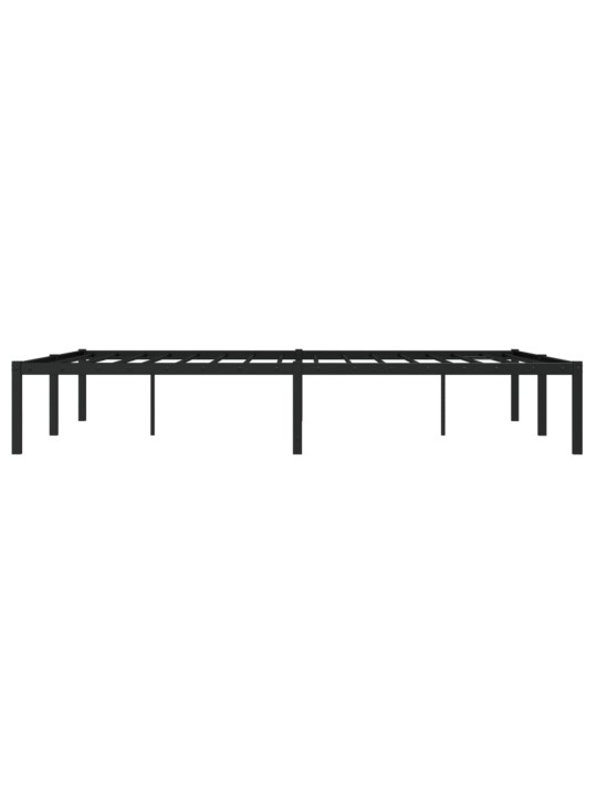 Metallist voodiraam, must, 140x200 cm