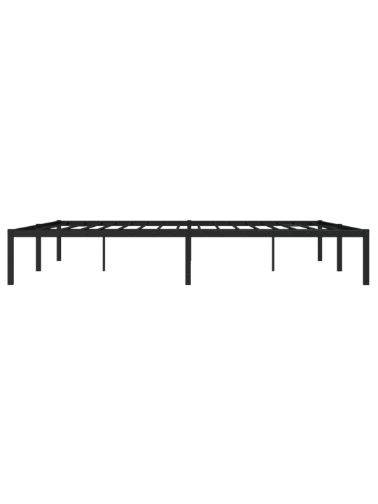 Metallist voodiraam, must, 180x200 cm