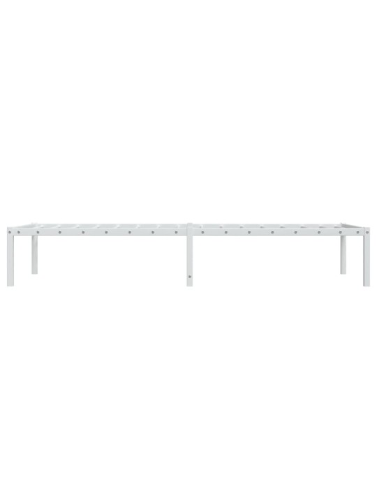 Metallist voodiraam, valge, 80x200 cm