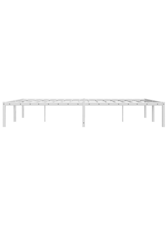 Metallist voodiraam, valge, 160x200 cm