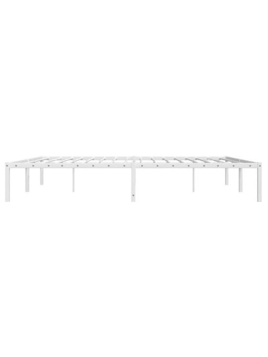 Metallist voodiraam, valge, 180x200 cm
