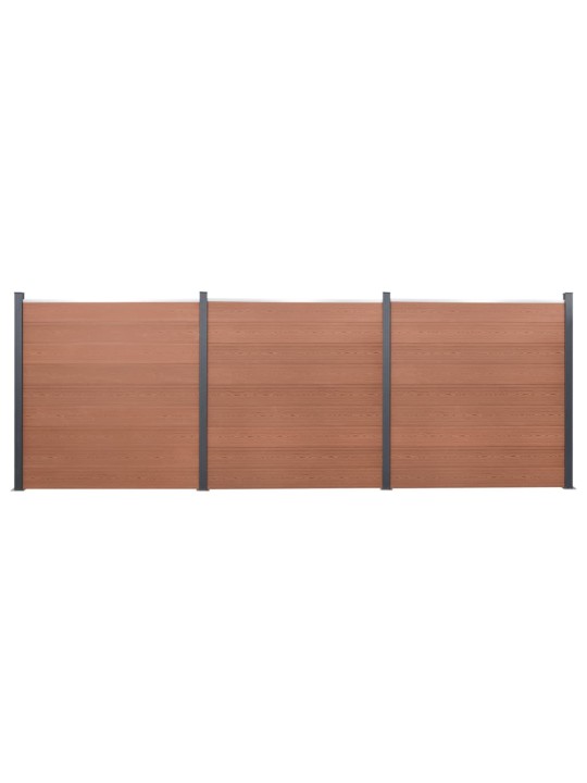 AIAPANEEL, PRUUN, 526X186 CM, WPC