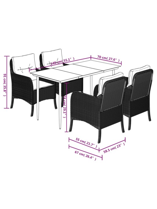 5-OSALINE AIAMÖÖBLI KOMPLEKT PATJADEGA, HELEHALL, POLÜROTANG