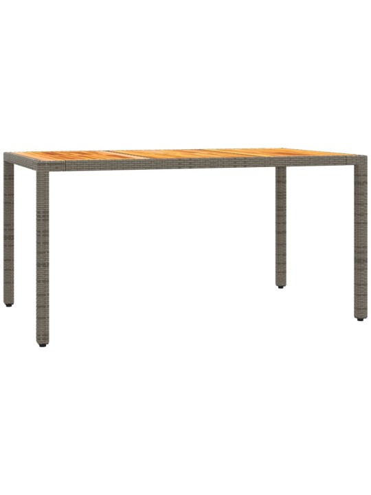 7-osaline aiamööbli komplekt patjadega, hall, polürotang