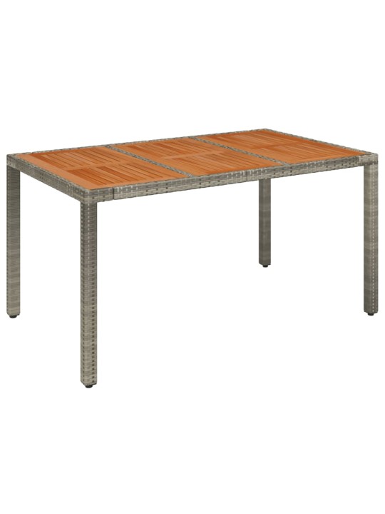 7-osaline aiamööbli komplekt patjadega, hall, polürotang