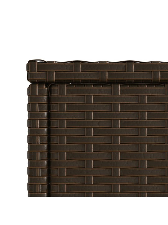AIA KÜLGLAUD KLAASPLAADIGA, PRUUN, 58 X 27,5 X 55CM, POLÜROTANG