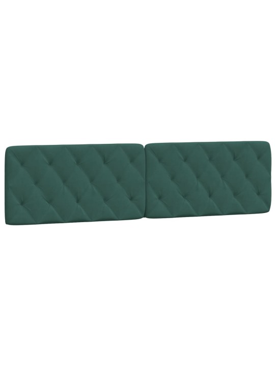Voodiraam ilma madratsita tumeroheline 200x200 cm samet