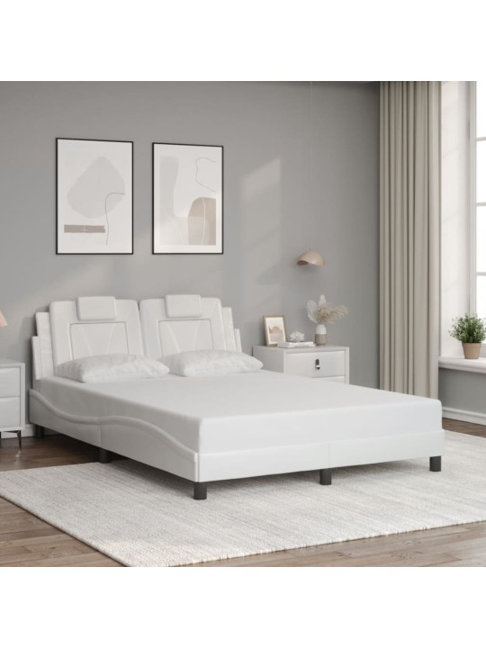 VOODIRAAM PEATSIGA, VALGE, 120X200 CM, KUNSTNAHK