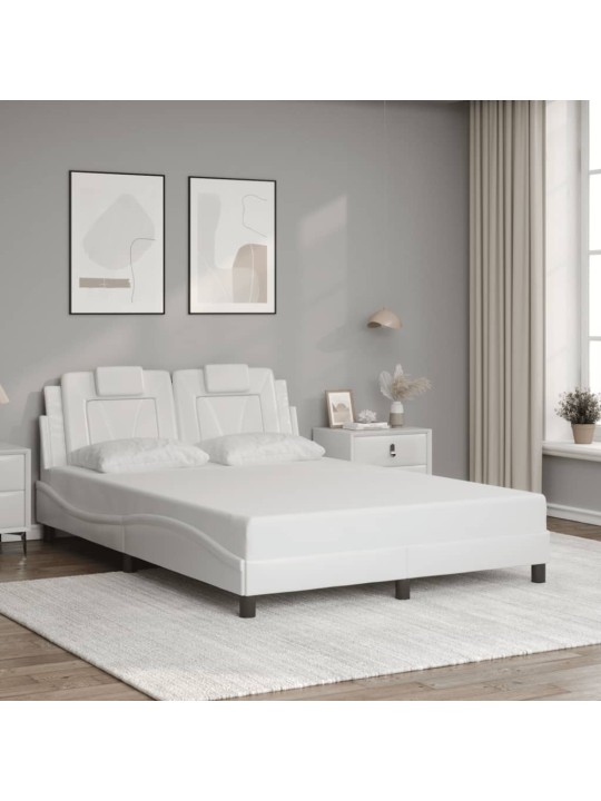 VOODIRAAM PEATSIGA, VALGE, 140X200 CM, KUNSTNAHK