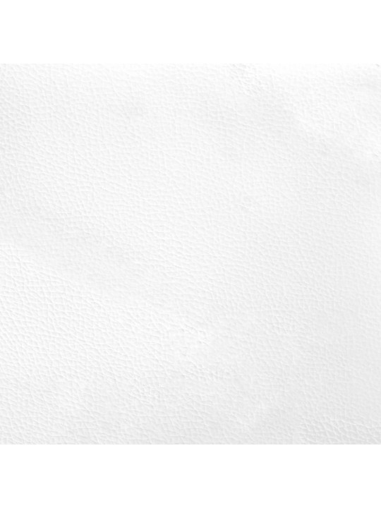VOODI KOOS MADRATSIGA, VALGE, 80X200 CM, KUNSTNAHK