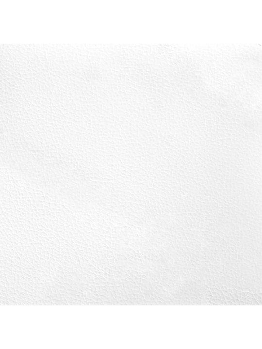 VOODI KOOS MADRATSIGA, VALGE JA MUST, 100X200, KUNSTNAHK