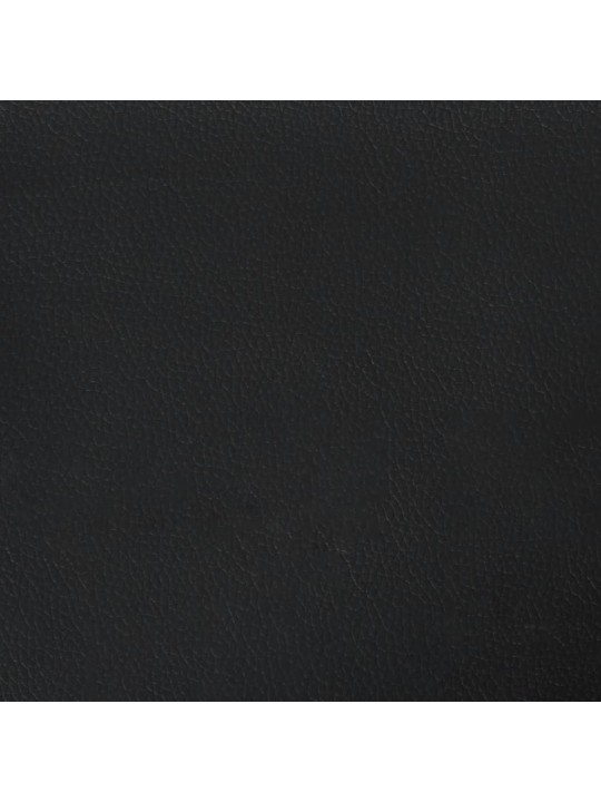 VOODI KOOS MADRATSIGA, MUST JA VALGE, 120X200 CM, KUNSTNAHK