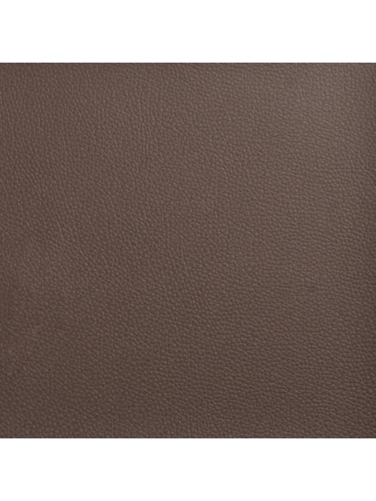 VOODI KOOS MADRATSIGA, PRUUN, 90X200 CM, KUNSTNAHK