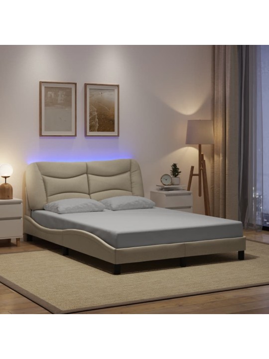 VOODIRAAM LED-IGA ILMA MADRATSITA, KREEM, 120X200 CM, KANGAS