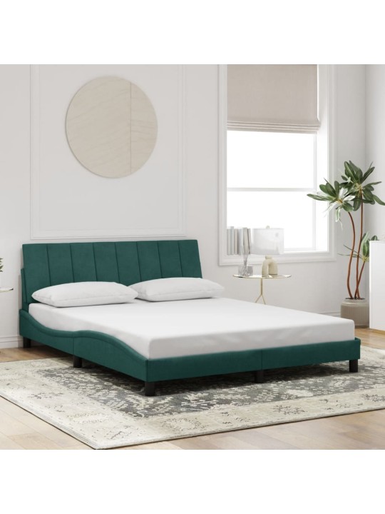 VOODIRAAM LED-TULEDEGA, TUMEROHELINE, 160X200 CM, SAMET