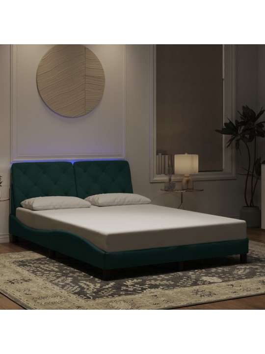 VOODIRAAM LED-TULEDEGA, TUMEROHELINE, 140X190 CM, SAMET