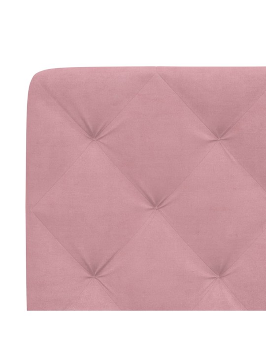 VOODIRAAM LED-TULEDEGA, ROOSA, 140X200 CM, SAMET