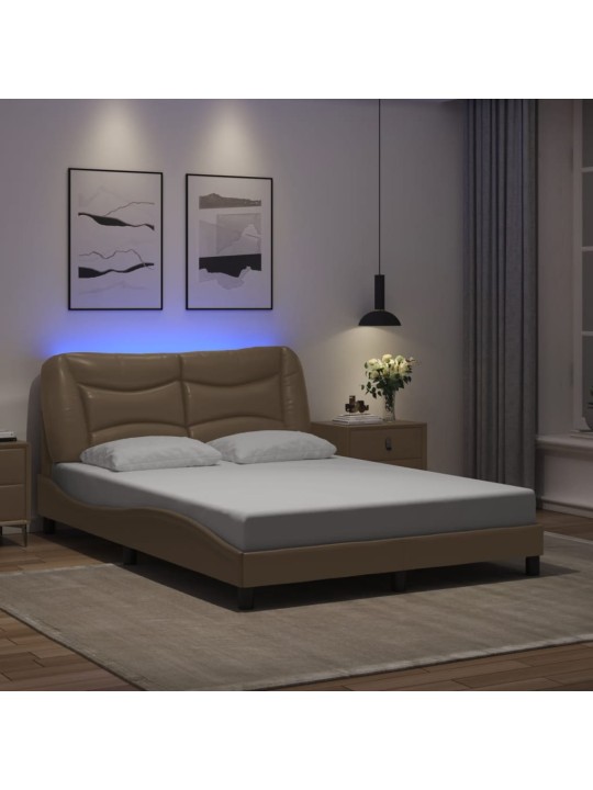 VOODIRAAM LED-TULEDEGA, CAPPUCCINO, 120 X 200 CM, KUNSTNAHK