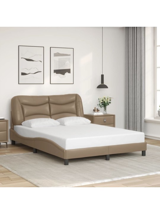 VOODIRAAM LED-TULEDEGA, CAPPUCCINO, 140 X 190 CM, KUNSTNAHK