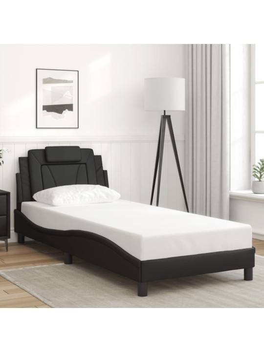 VOODIRAAM LED-TULEDEGA, MUST, 80 X 200 CM, KUNSTNAHK