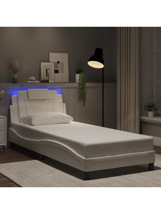 VOODIRAAM LED-TULEDEGA, VALGE, 80 X 200 CM, KUNSTNAHK
