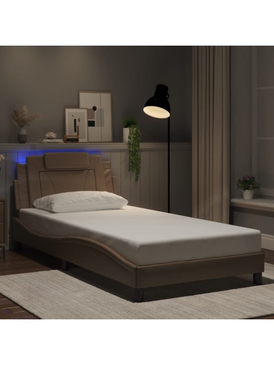 VOODIRAAM LED-TULEDEGA, CAPPUCCINO, 100 X 200 CM, KUNSTNAHK