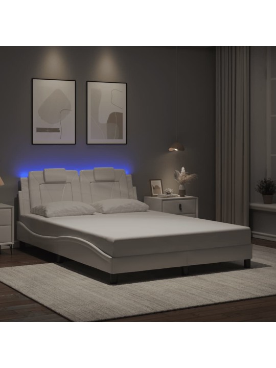 VOODIRAAM LED-TULEDEGA, VALGE, 120 X 200 CM, KUNSTNAHK