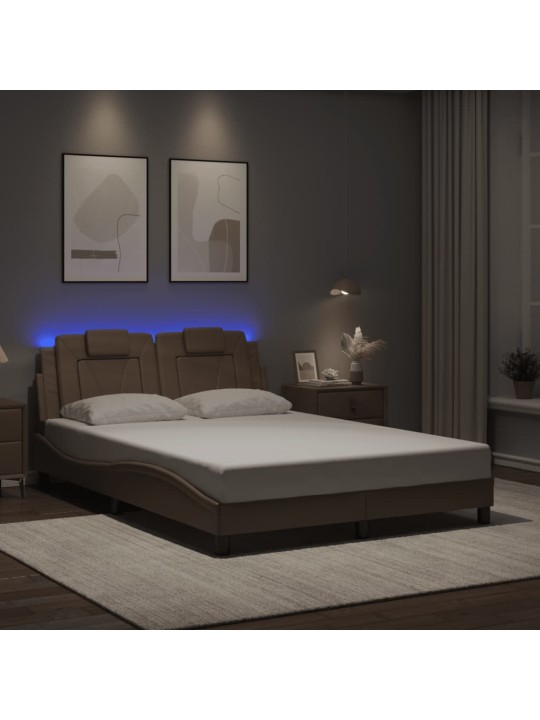 VOODIRAAM LED-TULEDEGA, CAPPUCCINO, 120 X 200 CM, KUNSTNAHK