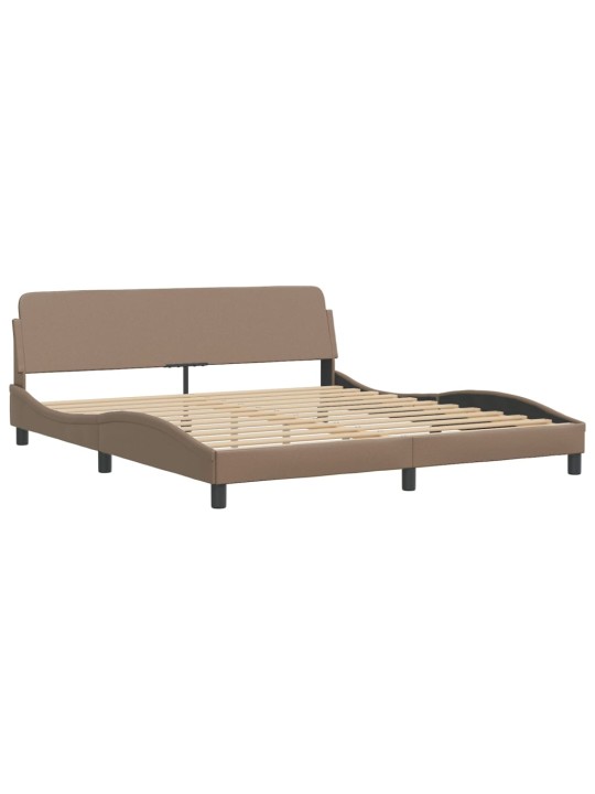 VOODIRAAM LED-TULEDEGA, CAPPUCCINO, 180 X 200 CM, KUNSTNAHK