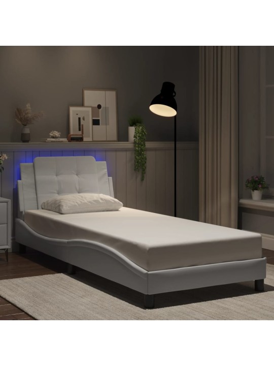 VOODIRAAM LED-TULEDEGA, VALGE, 80 X 200 CM, KUNSTNAHK