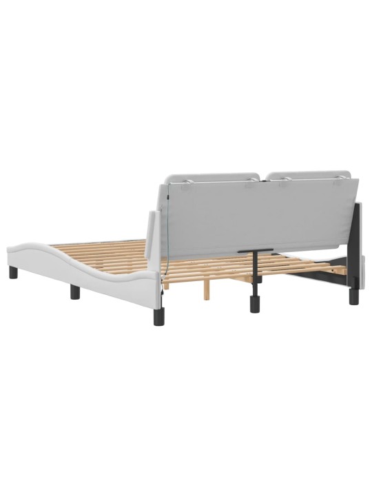 VOODIRAAM LED-TULEDEGA, VALGE, 140 X 190 CM, KUNSTNAHK