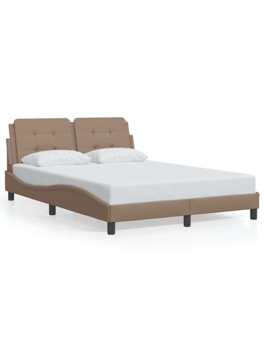 VOODIRAAM LED-TULEDEGA, CAPPUCCINO, 140 X 190 CM, KUNSTNAHK