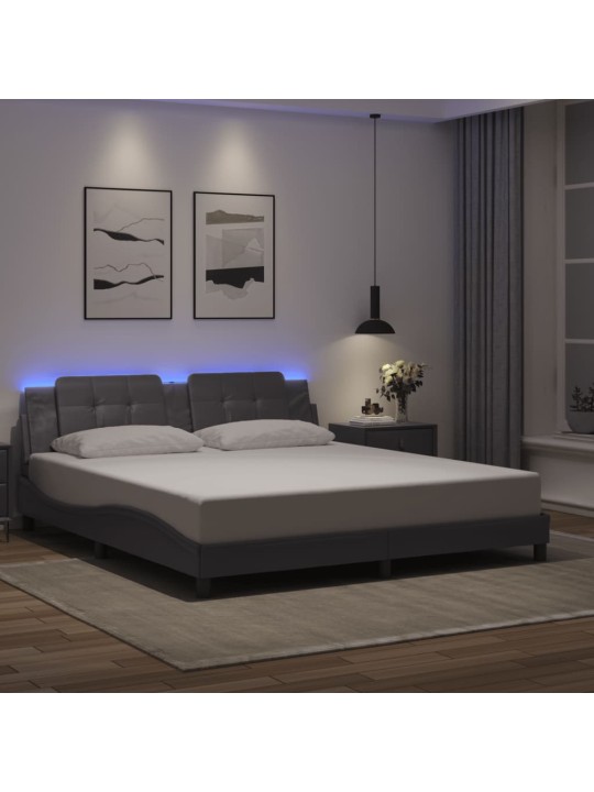 VOODIRAAM LED-TULEDEGA, HALL, 180 X 200 CM, KUNSTNAHK