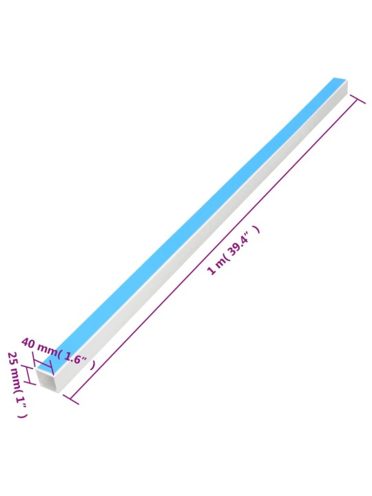 Kaablikanal iseliimuv 40x25 mm 10 m pvc