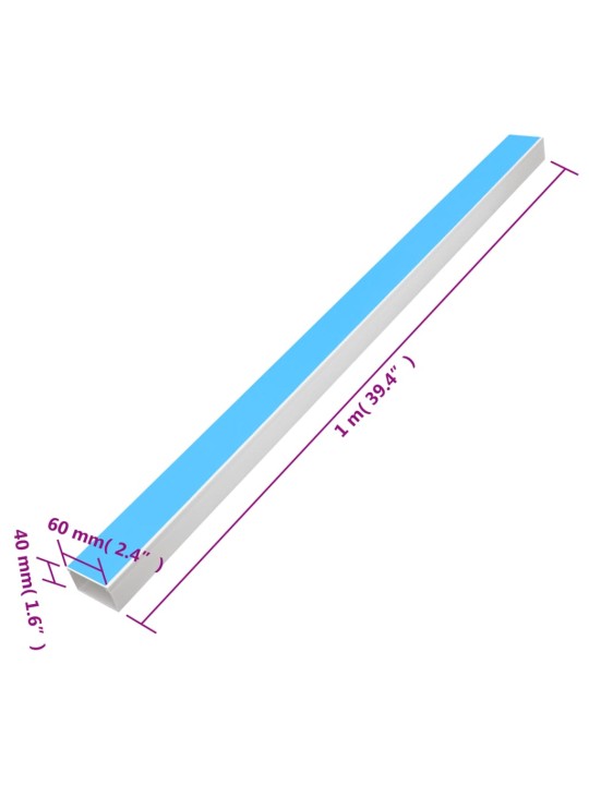 Kaablikanal iseliimuv 60x40 mm 10 m pvc