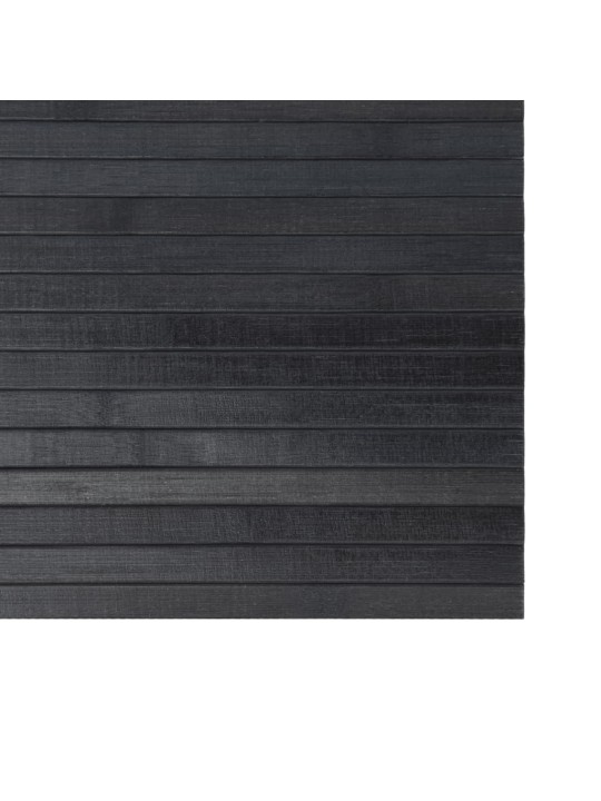 Vaip, ristkülikukujuline, hall, 70 x 400 cm, bambus