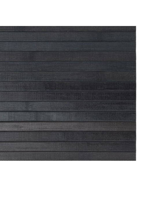 Vaip, ristkülikukujuline, hall, 100 x 200 cm, bambus